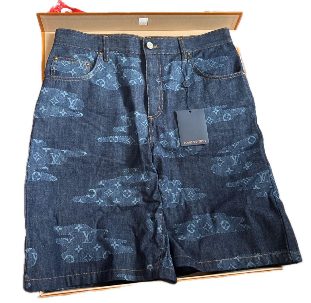 ひぃルイヴィトン　新品　入手困難モノグラム シャンブレーショーツ
