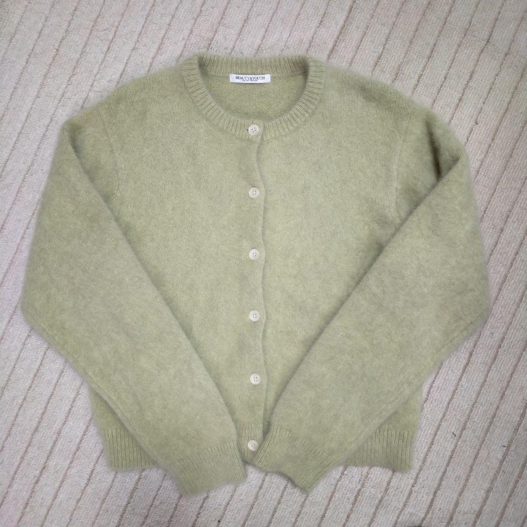 BEAUTY&YOUTH 　フォックスカシミヤブレンドカーディガン