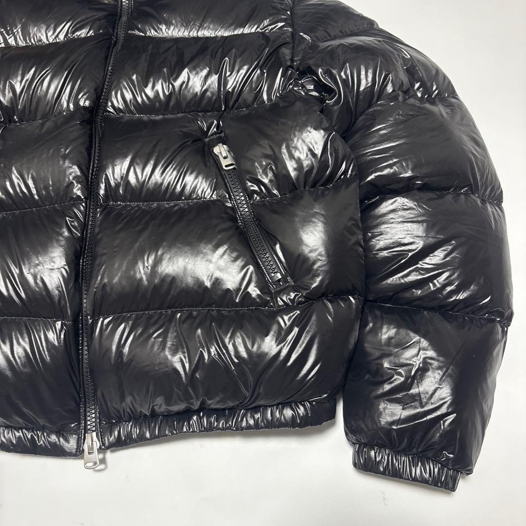 ✨美品✨ザラ 光沢 ダウンジャケット【40】M ブラック Y2K肉厚