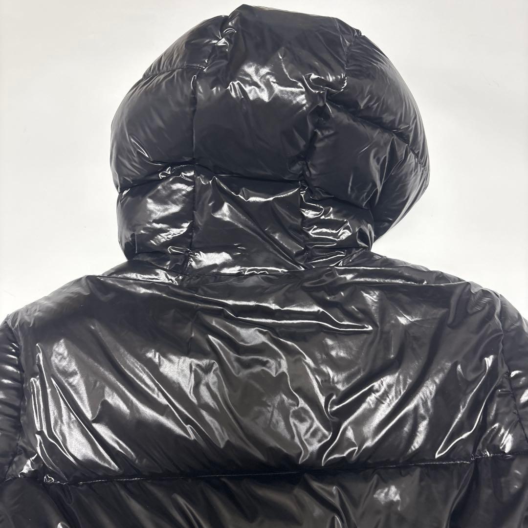 ✨美品✨ザラ 光沢 ダウンジャケット【40】M ブラック Y2K肉厚