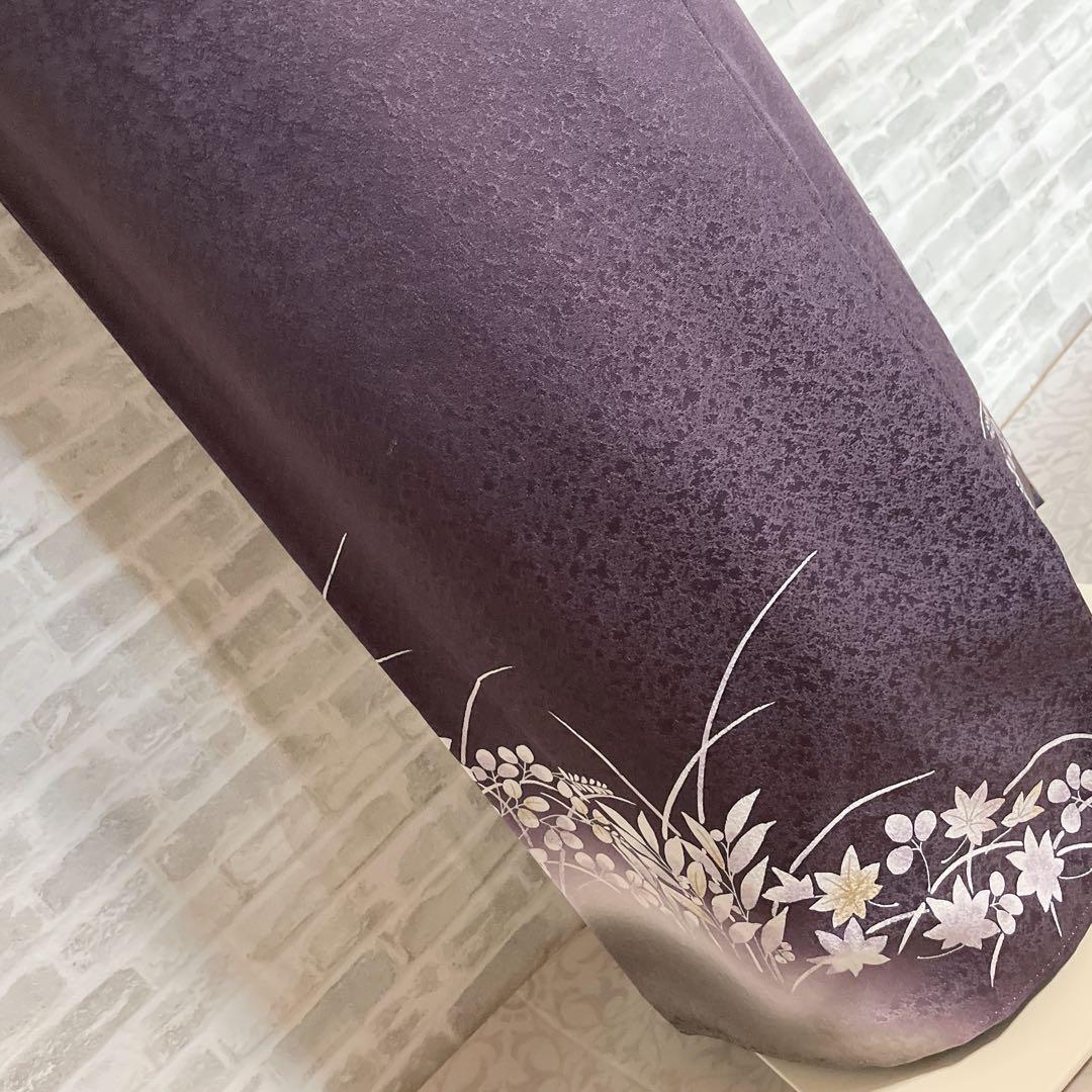 訪問着　フルセット　吉祥花　静けさの中で　金彩加工　ニューはれやか加工　Q3