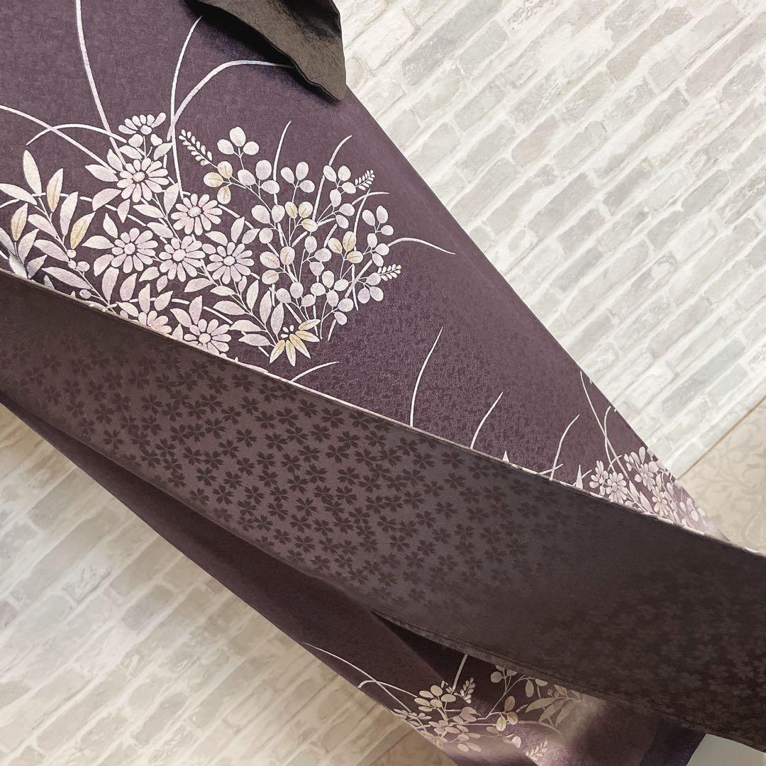 訪問着　フルセット　吉祥花　静けさの中で　金彩加工　ニューはれやか加工　Q3