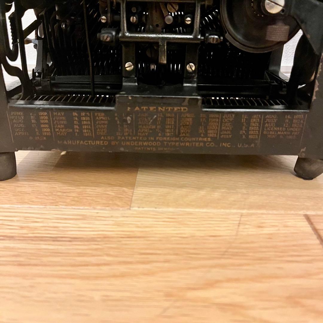 【アンティーク】UnderWood(アンダーウッド)タイプライター【インテリア】