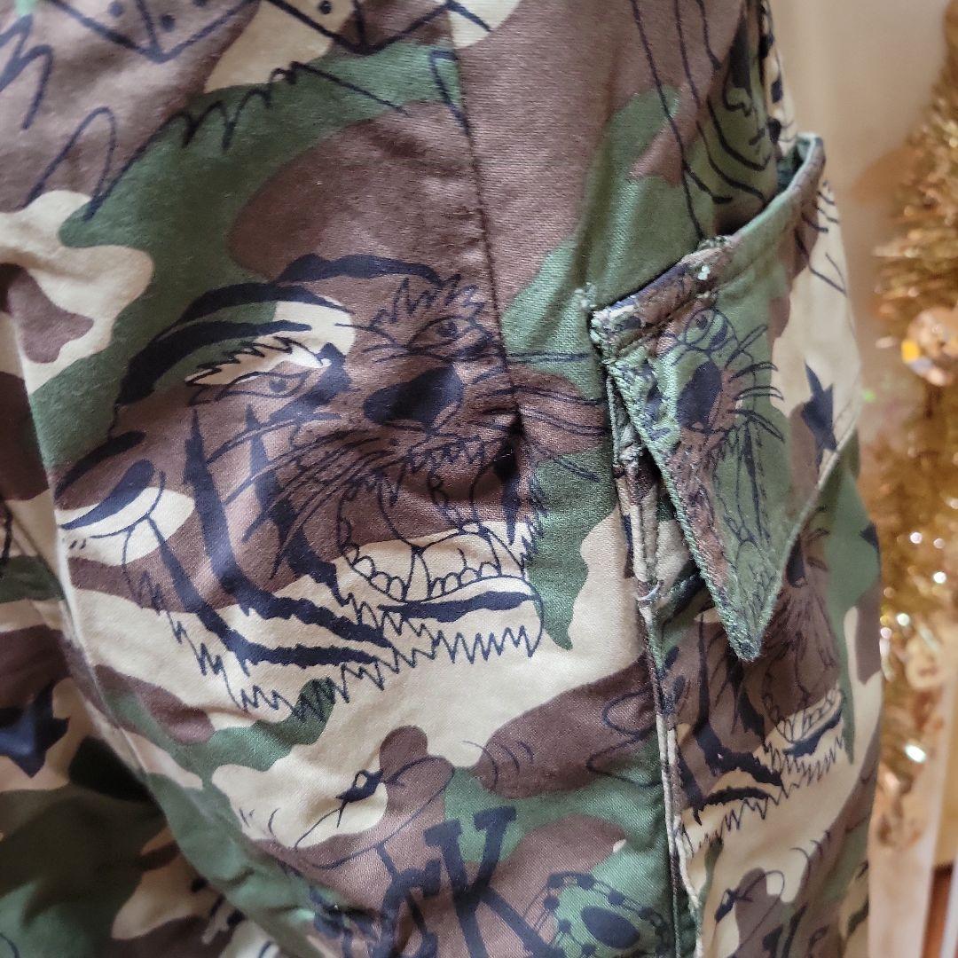 SYAR新品未使用ヒステリックグラマー総柄カモフラベルト付きパンツ