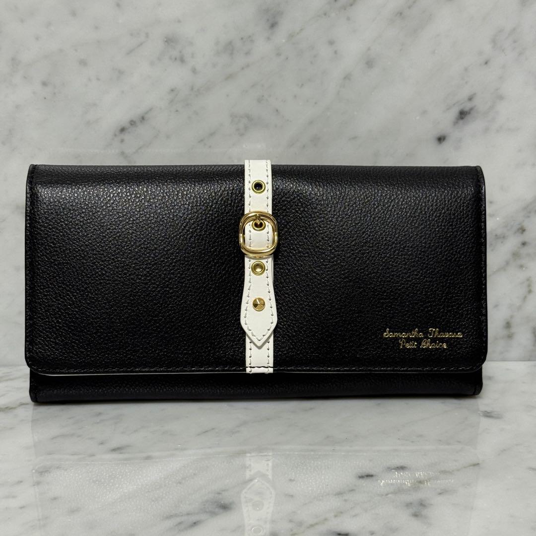 新品 未使用 フロントベルト 長財布 Samantha Thavasa サマンサ