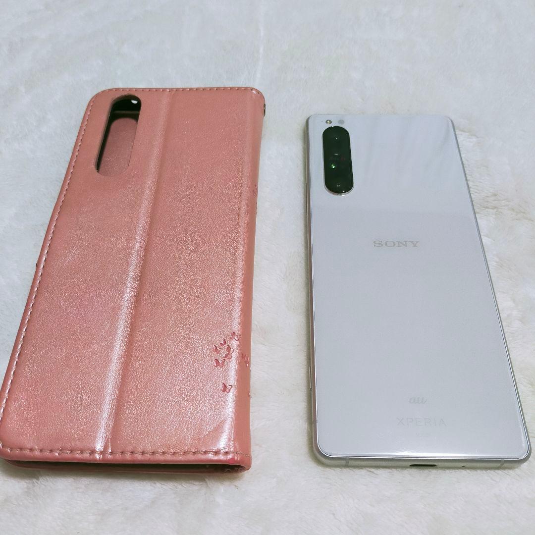 Xperia1Ⅱ SOG01 128GB ホワイト スマホ アンドロイド 携帯白