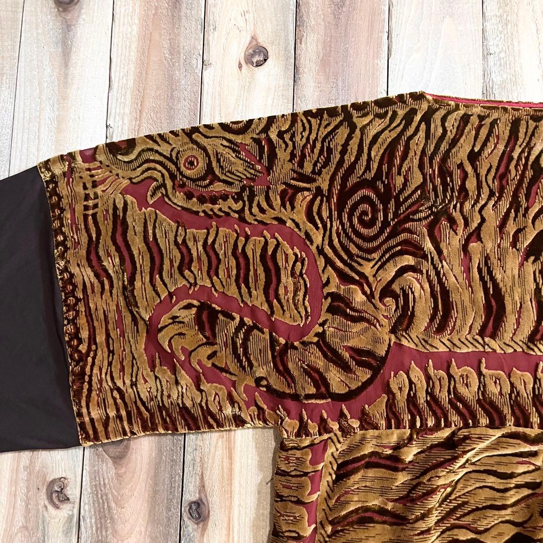 Jean Paul Gaultier FEMME ベロア エンボス カットソー