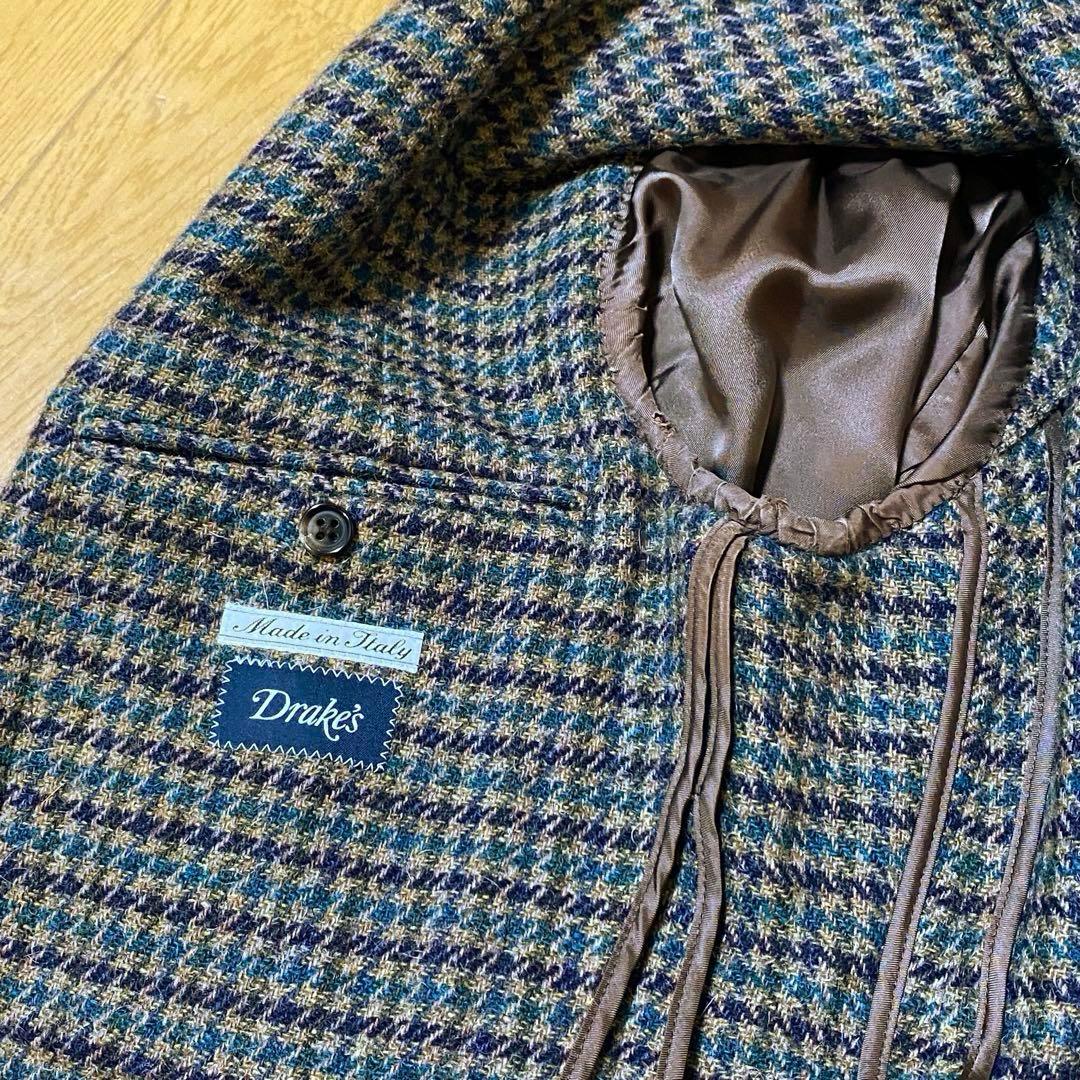 Drake's/ガンクラブチェックジャケット/サイズ 34