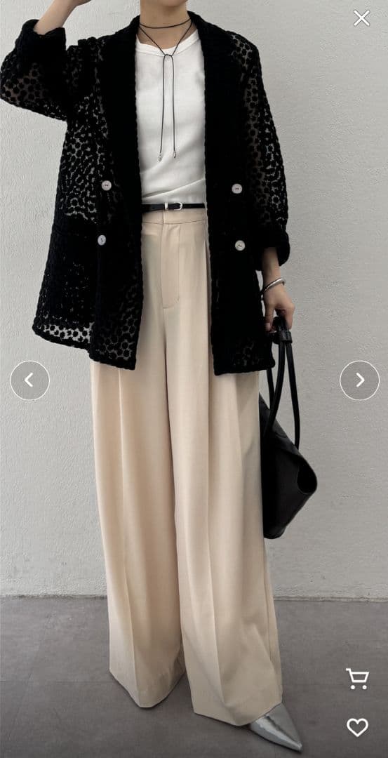 LOUNGEDRESS 【20周年限定】フラワーレースジャケット