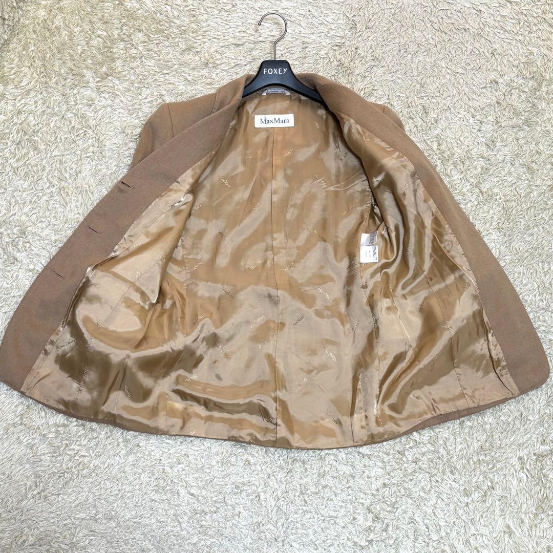 MaxMara マックスマーラ カシミア 100％　ジャケット　白タグ　38　M