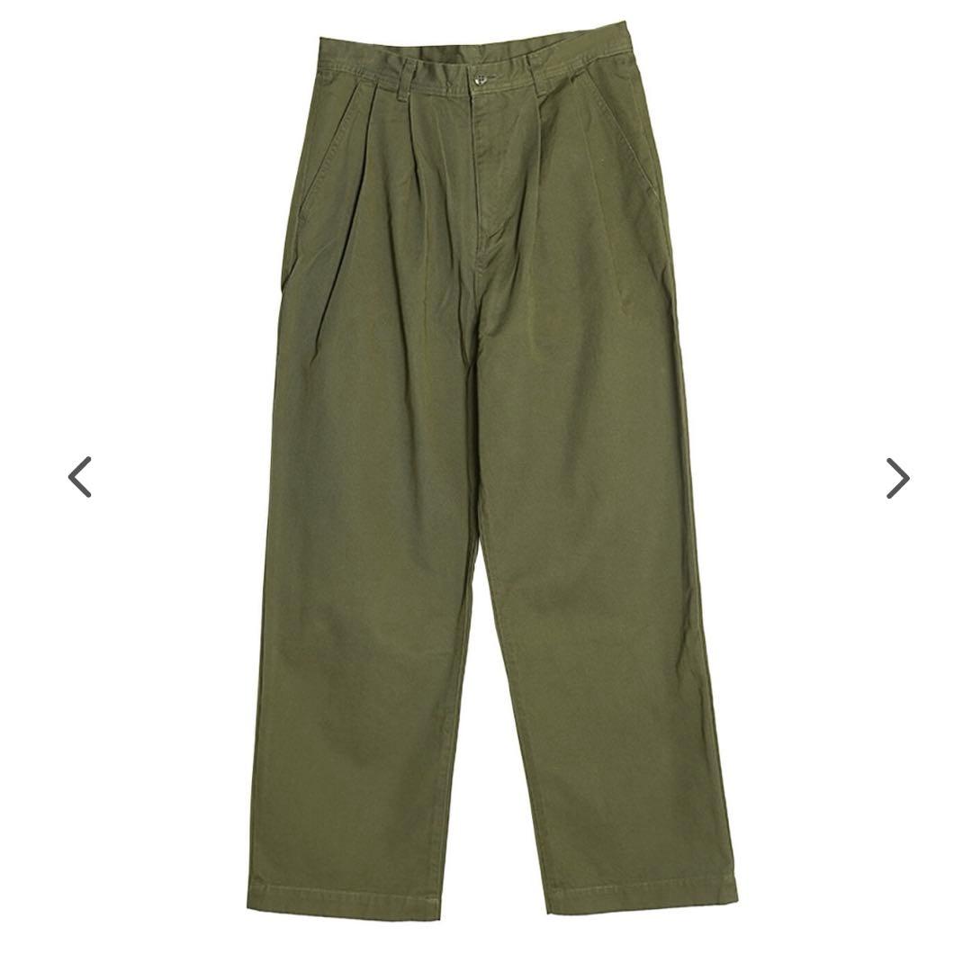 have a good day タック チノパンツ khaki サイズ:1