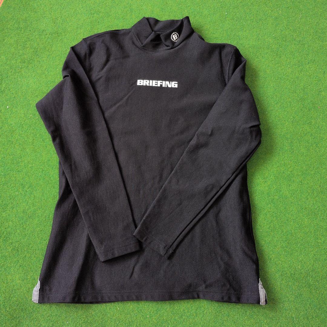 Happy♡！BRIEFING ブラック 裏起毛長袖シャツ M