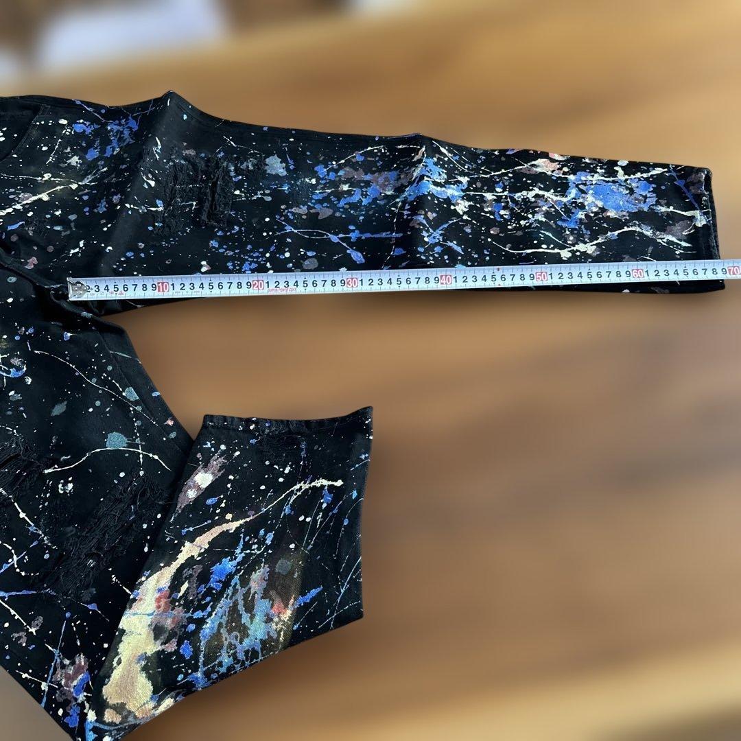 Dolce & Gabbana スプラッターデニムパンツ 52