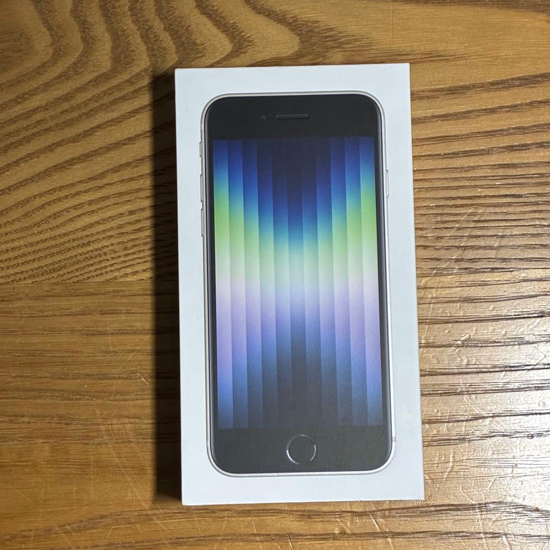 スマートフォン本体 Apple iPhone SE3 starlight 64GB