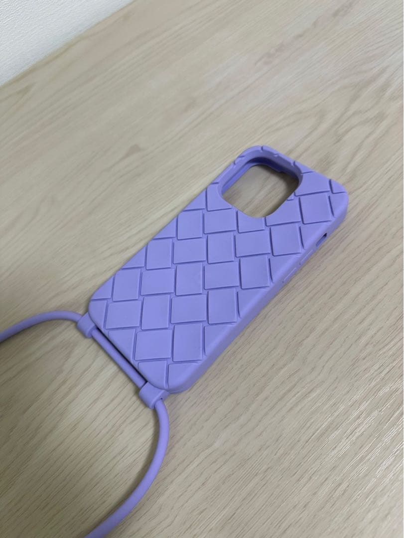 値下げしました！BOTTEGA VENETA ラベンダー iPhoneケース