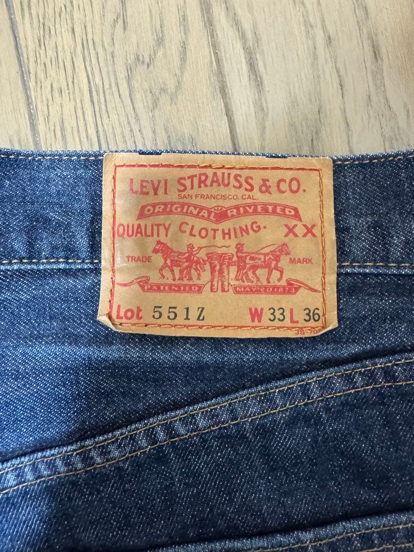 【90s】Levi's 551ZXX 濃紺W33 ゴールデンサイズ