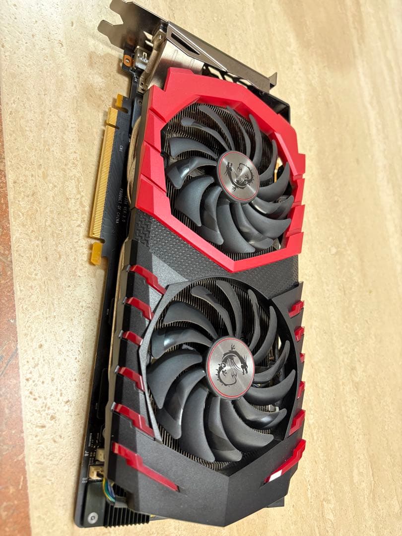 MSI GeForce GTX 1080 GAMING X 8G 動作確認済み