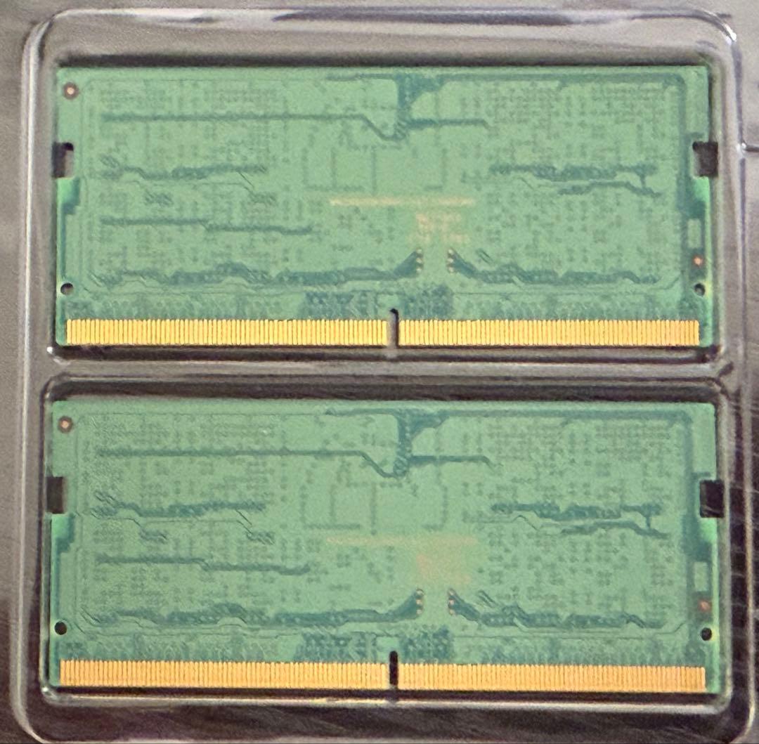 Samsung 16GB DDR5 SODIMM メモリ 2枚 32GBkit