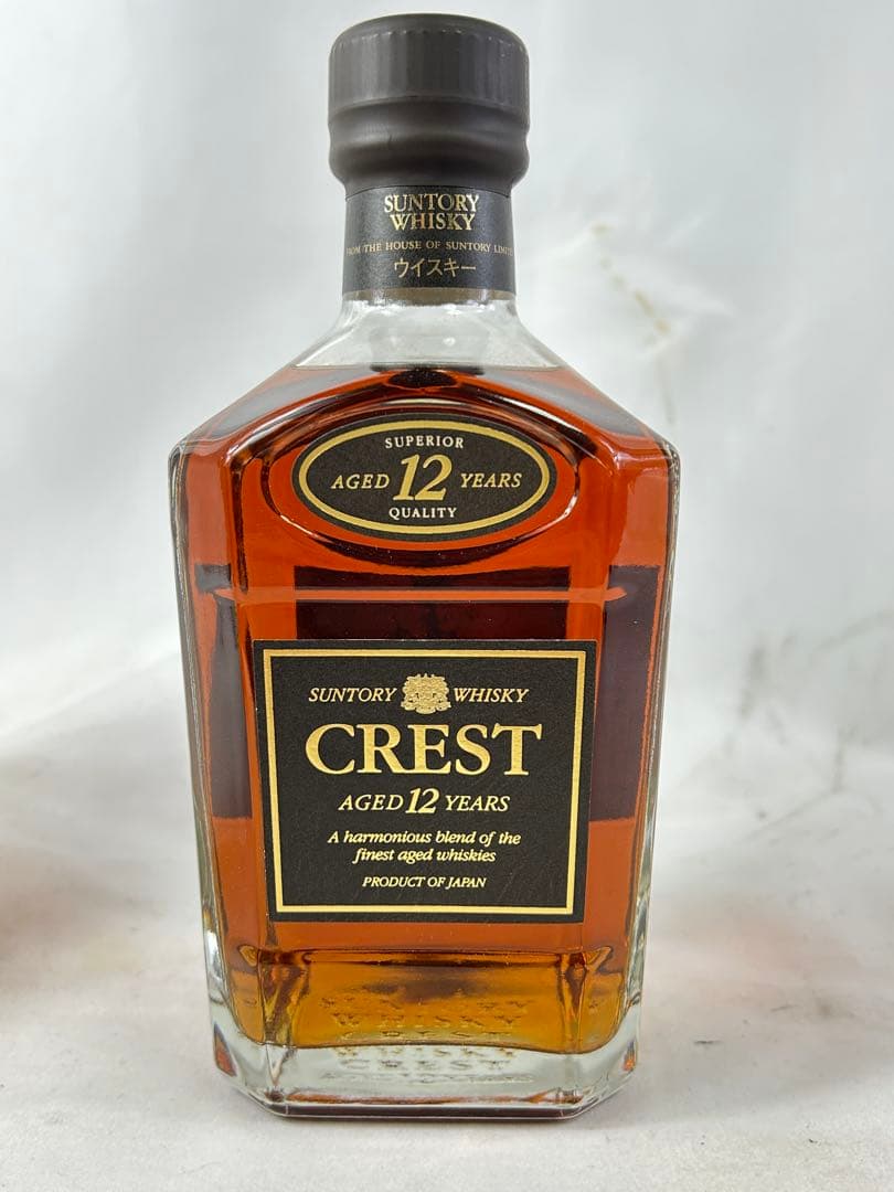 未開栓 サントリー クレスト12年 750ml 43度 初期ボトル
