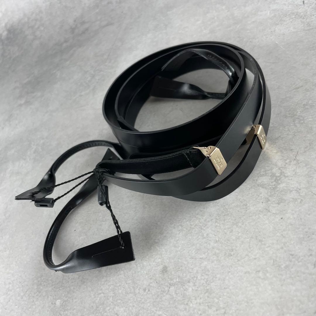 入手困難✨ GUCCI グッチ サスペンダー パテントレザー メンズ ブラック