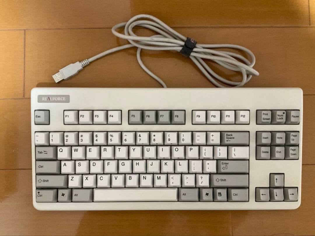 東プレ REALFORCE 87UW 英語配列 テンキーレス