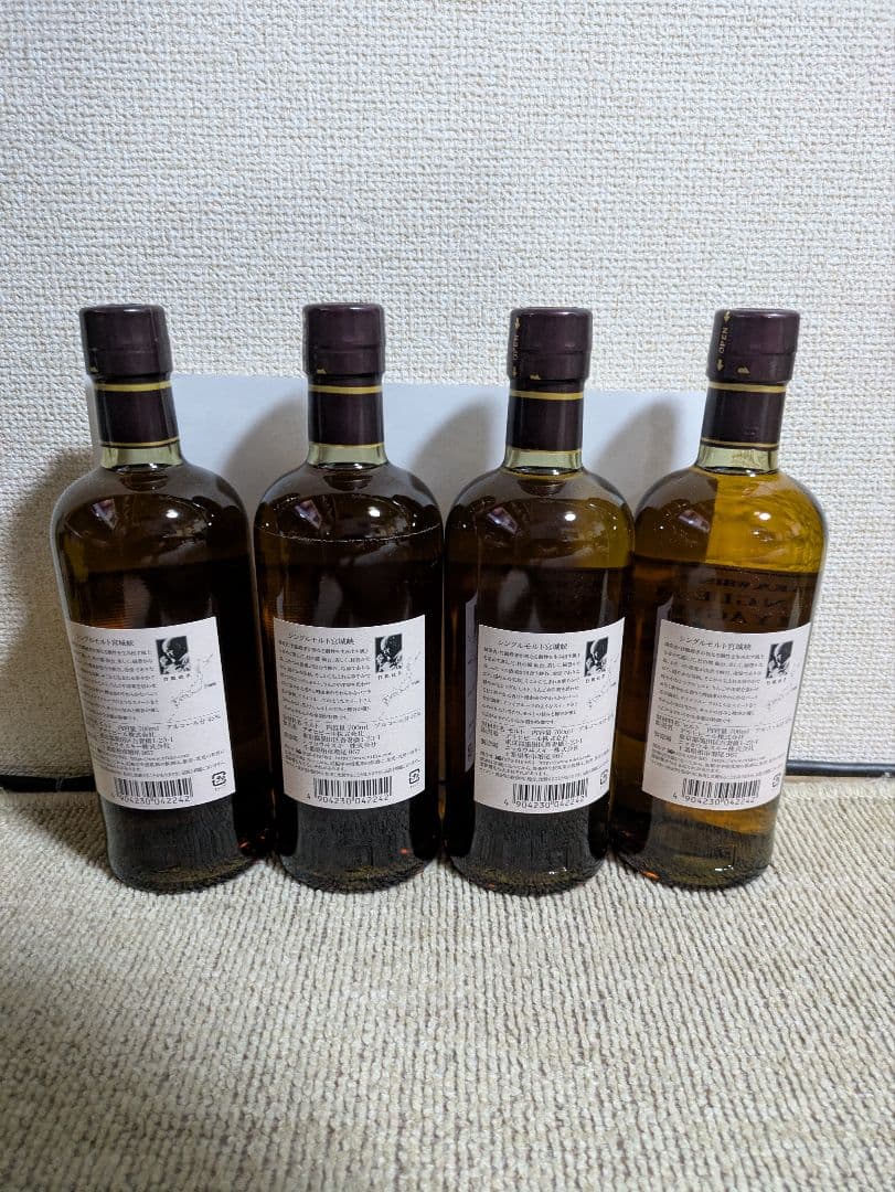 【傷や汚れあり】ニッカ　シングルモルト宮城峡 4本セット