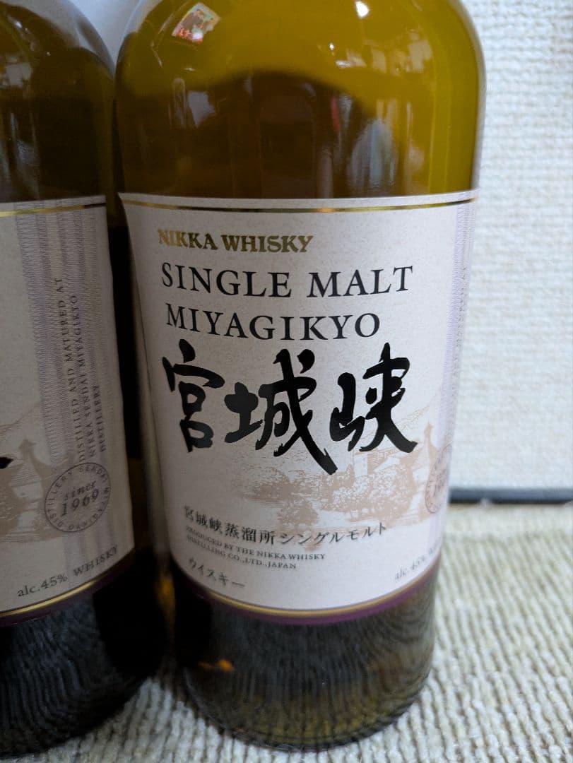 【傷や汚れあり】ニッカ　シングルモルト宮城峡 4本セット