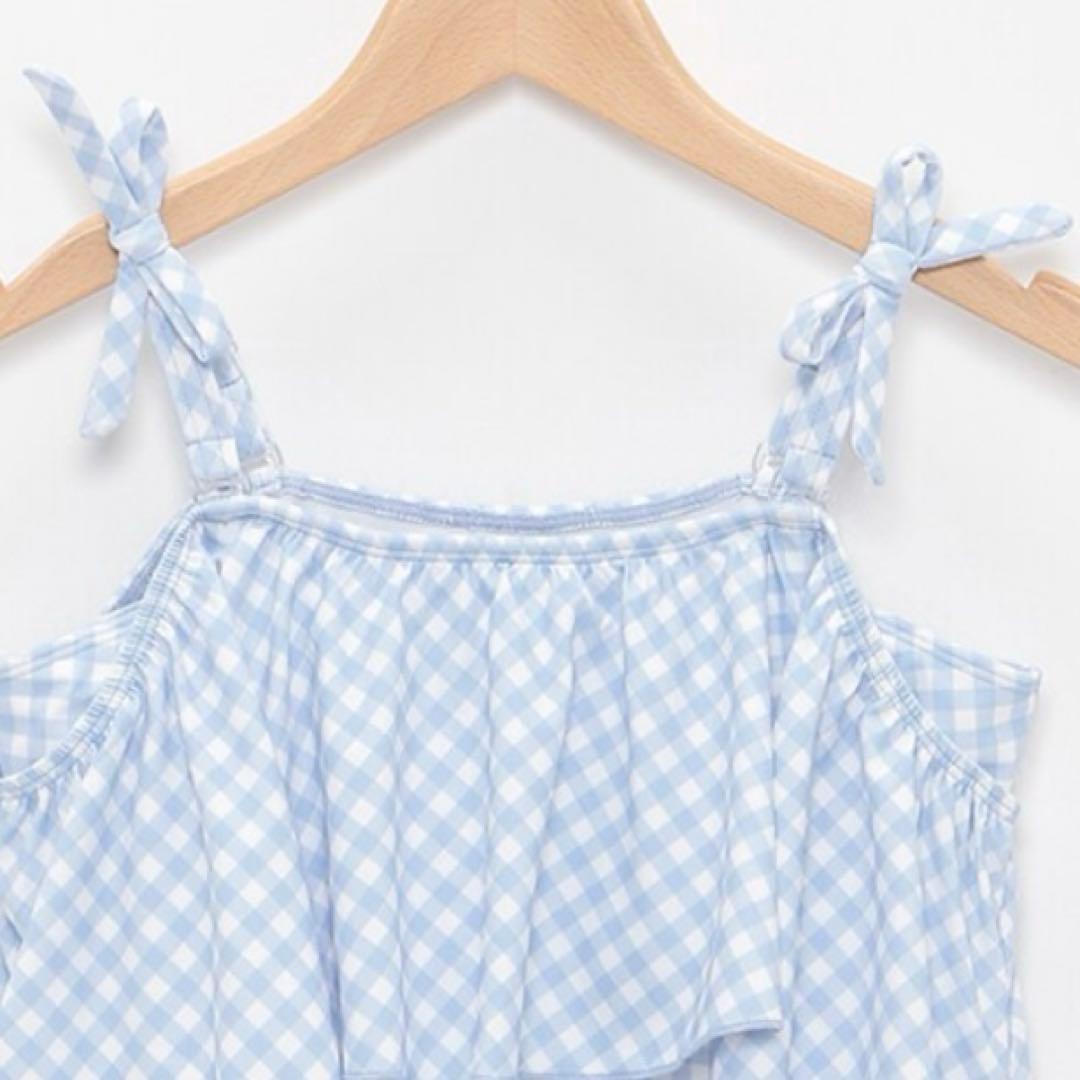 メゾピアノ　【SWIM】ショルダーリボンフリル swimwear(2WAY)