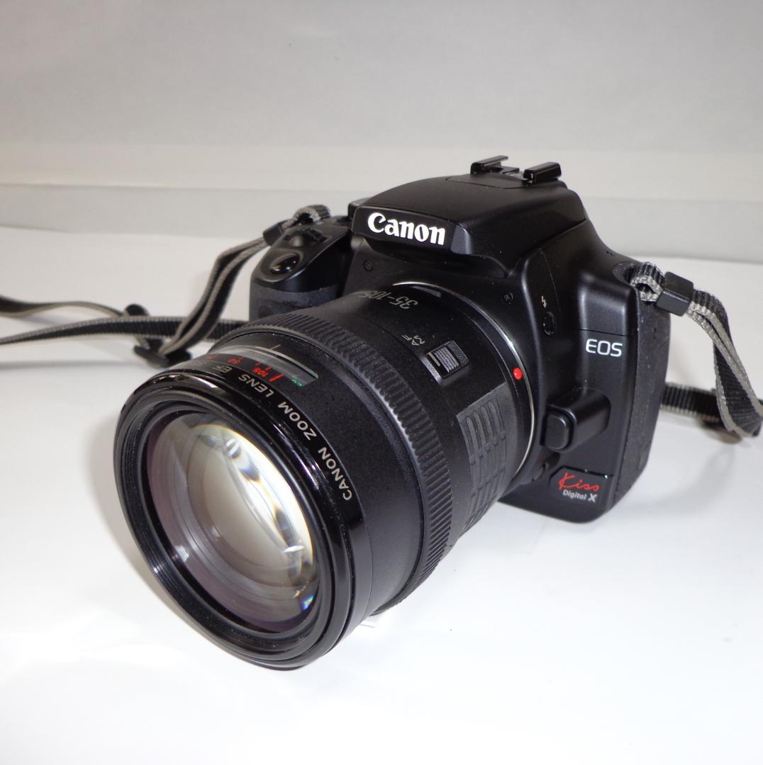 キャノン　EOS KissデジタルX、キヤノンズームレンズ35-105ｍｍ