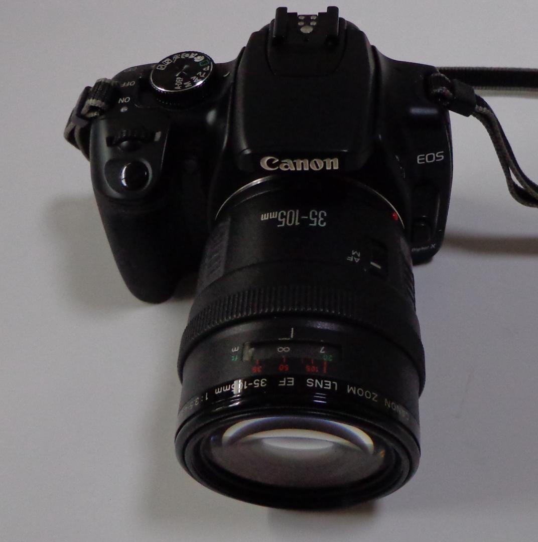 キャノン　EOS KissデジタルX、キヤノンズームレンズ35-105ｍｍ