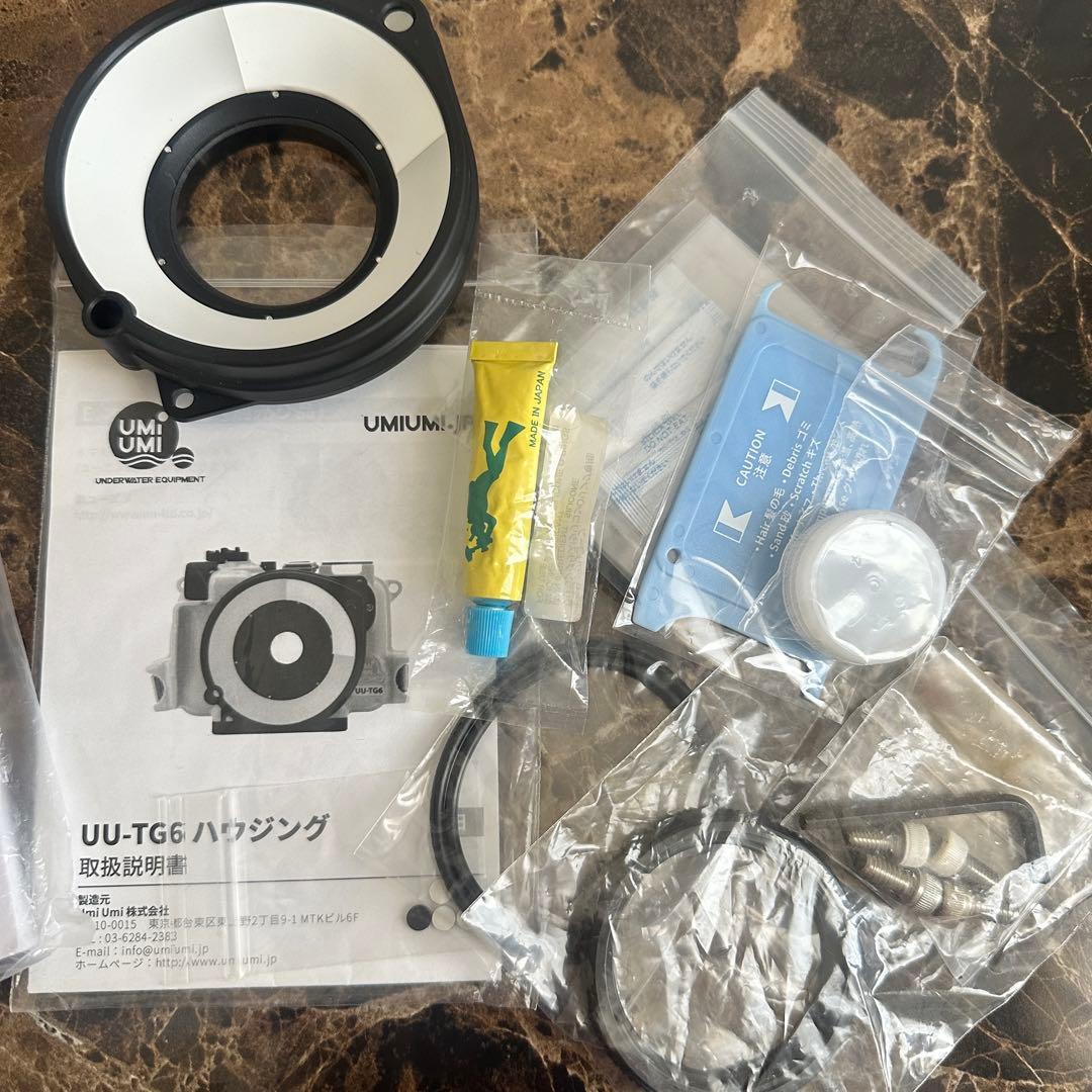 最終日セール❣️OLYMPUS TG-6 水中ハウジングセット レッド赤