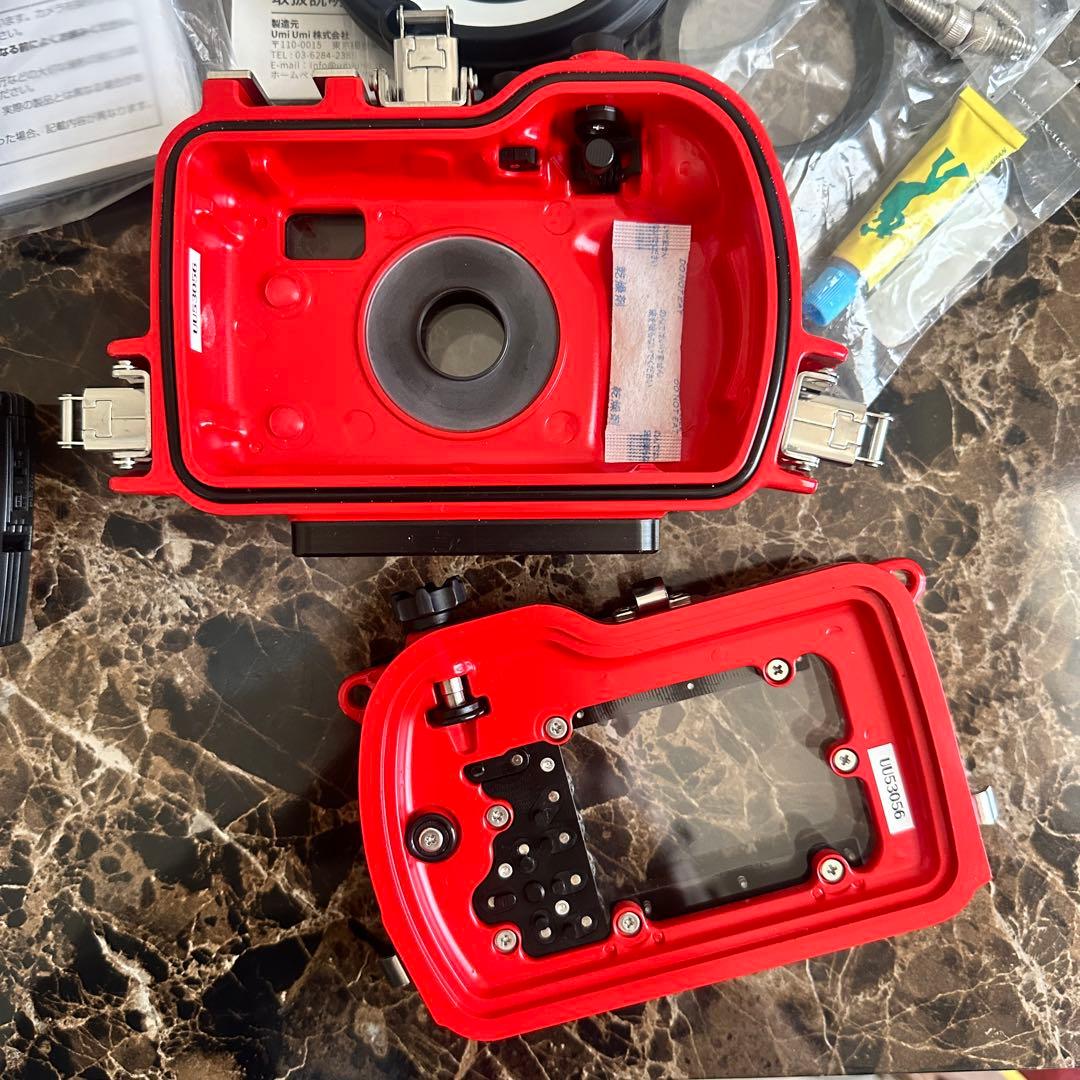 最終日セール❣️OLYMPUS TG-6 水中ハウジングセット レッド赤