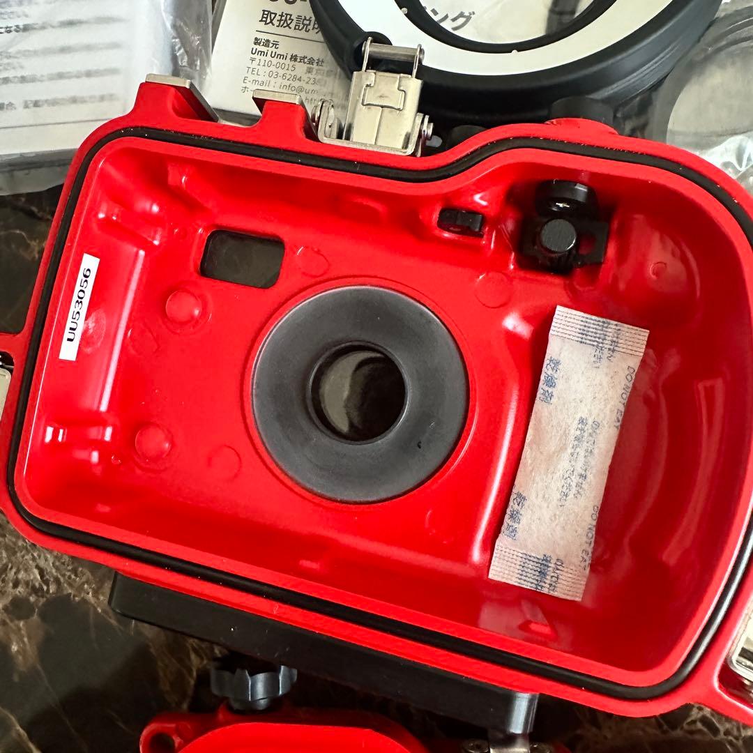 最終日セール❣️OLYMPUS TG-6 水中ハウジングセット レッド赤