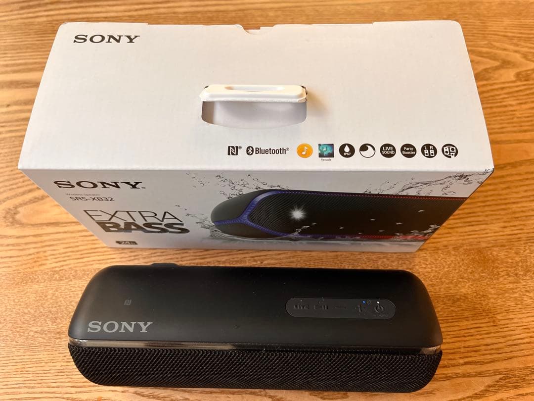 SONY SRS-XB32 ブラック ワイヤレススピーカー
