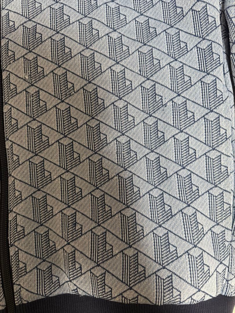 LACOSTE モノグラムジャカードトラックジャケット S