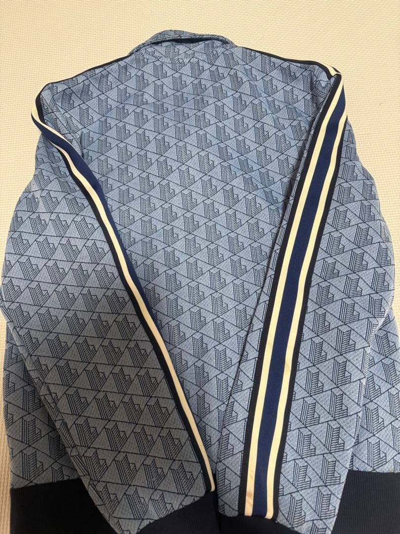 LACOSTE モノグラムジャカードトラックジャケット S