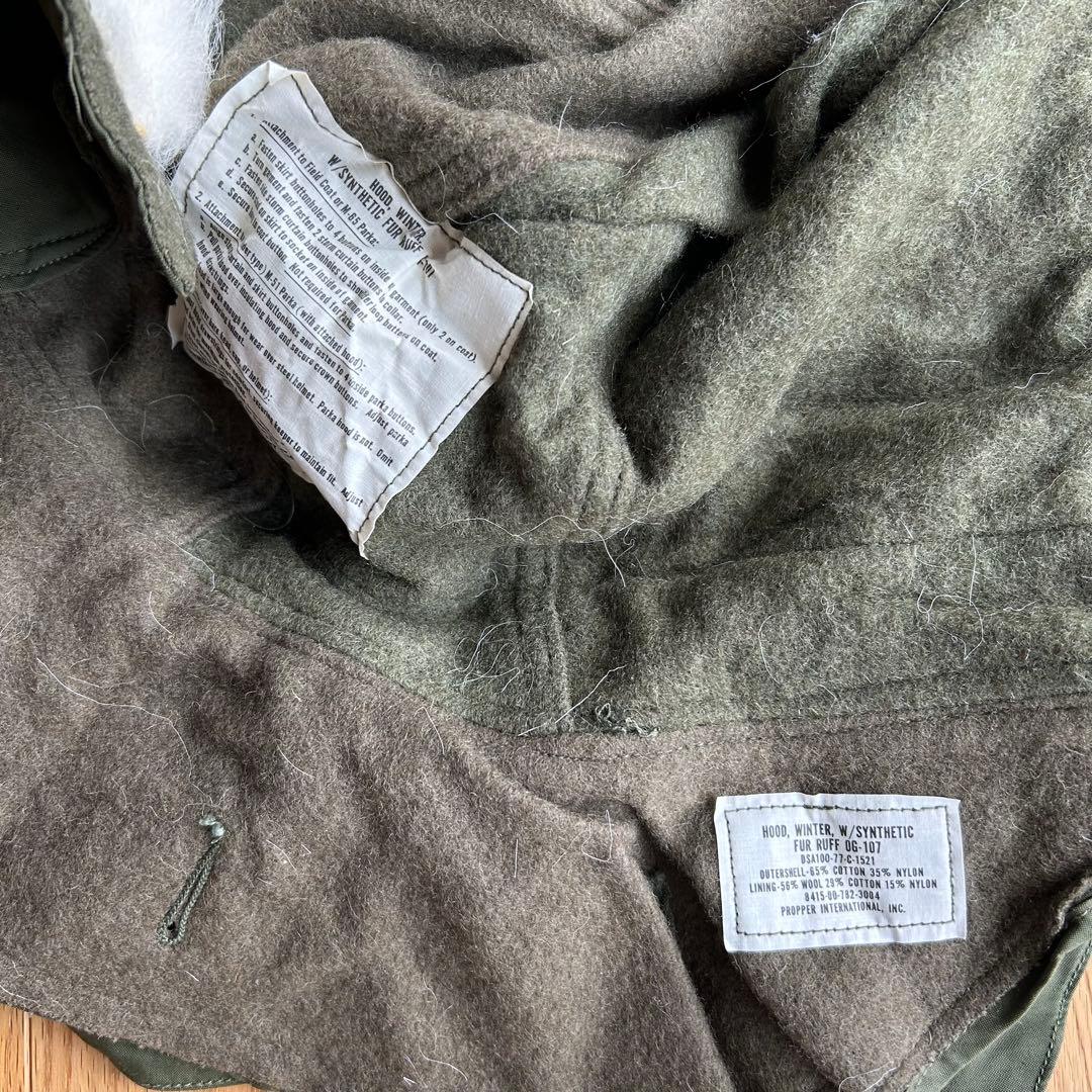 m65 パーカー用フード　anytee