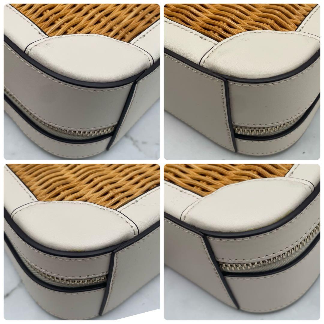 【新品同様】　ケイトスペード かごバッグ 2WAY ショルダーバッグ パイン