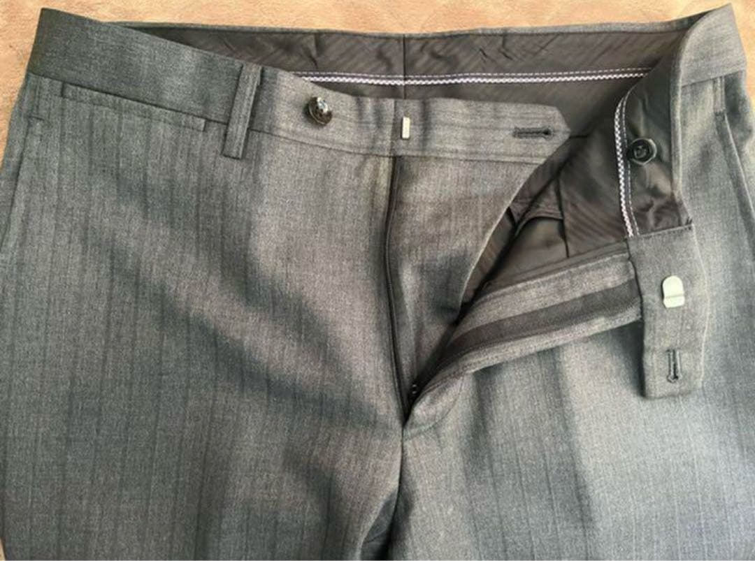 PSFA グレーシャドーストライプ 3ピーススーツセットアップ