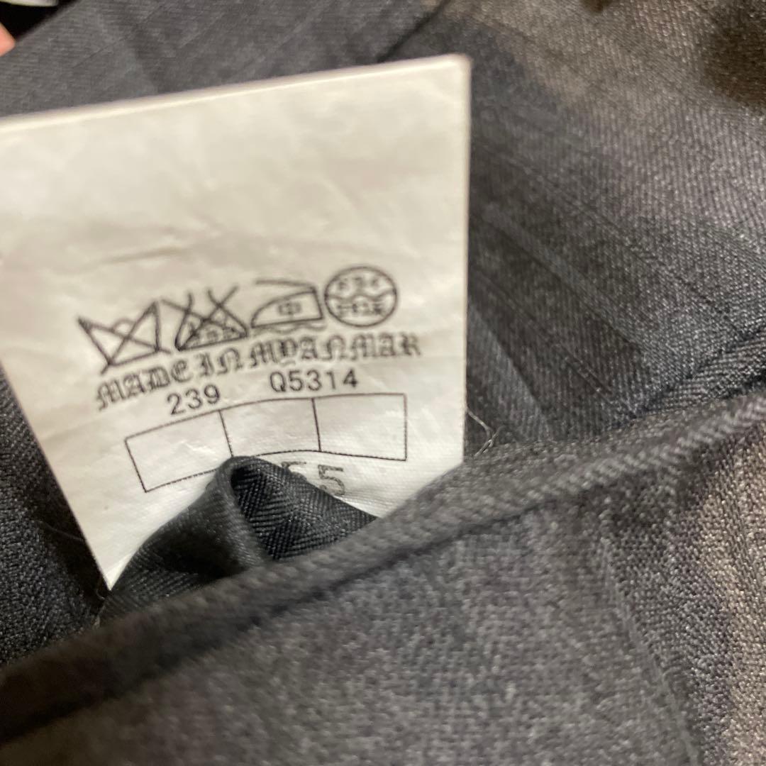 PSFA グレーシャドーストライプ 3ピーススーツセットアップ