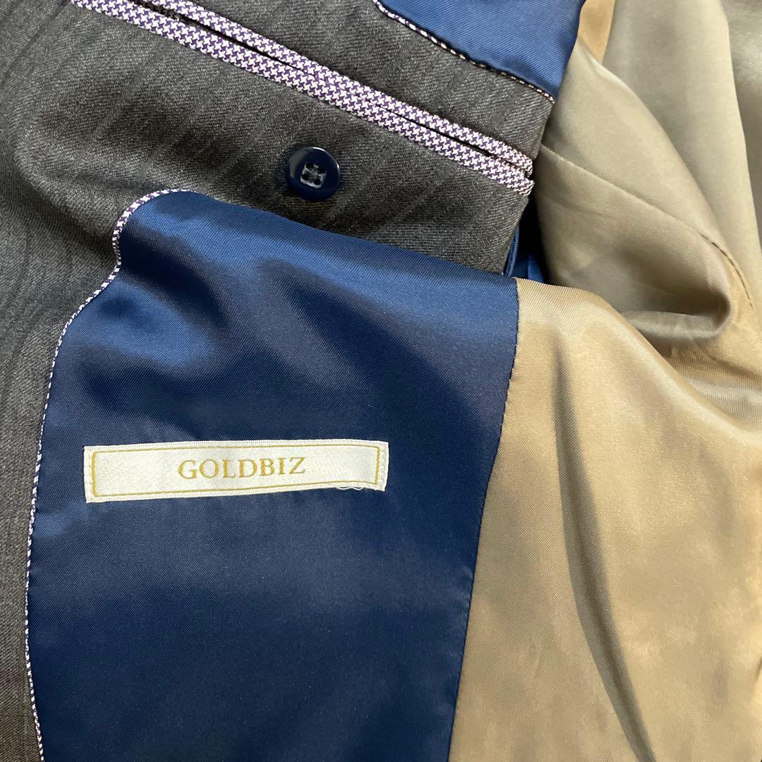 PSFA グレーシャドーストライプ 3ピーススーツセットアップ