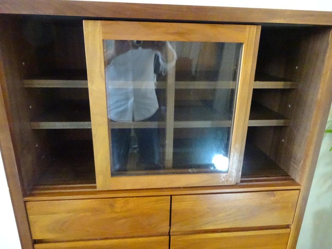 えりわた　TAKANO/高野木工　/カノ　85カップボード　ウォールナット