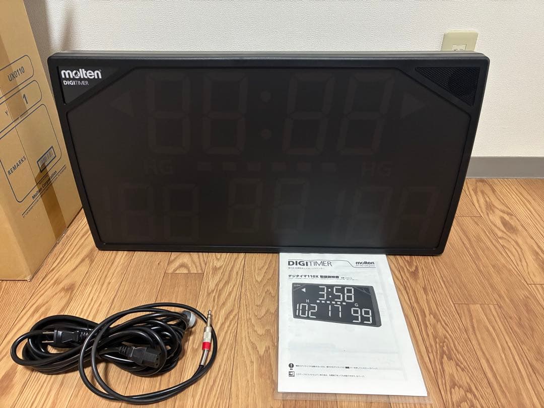 【未使用】moltenデジタイマ110X UX0110純正箱・説明書・付属品完備