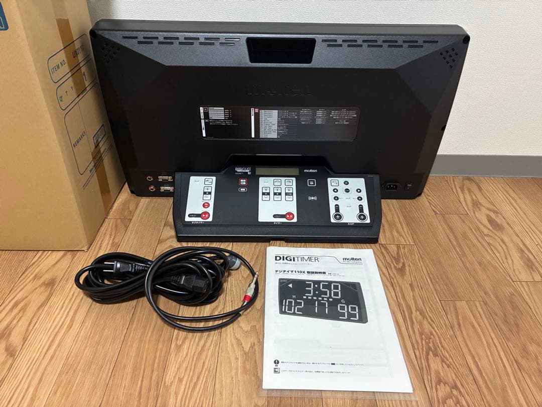 【未使用】moltenデジタイマ110X UX0110純正箱・説明書・付属品完備