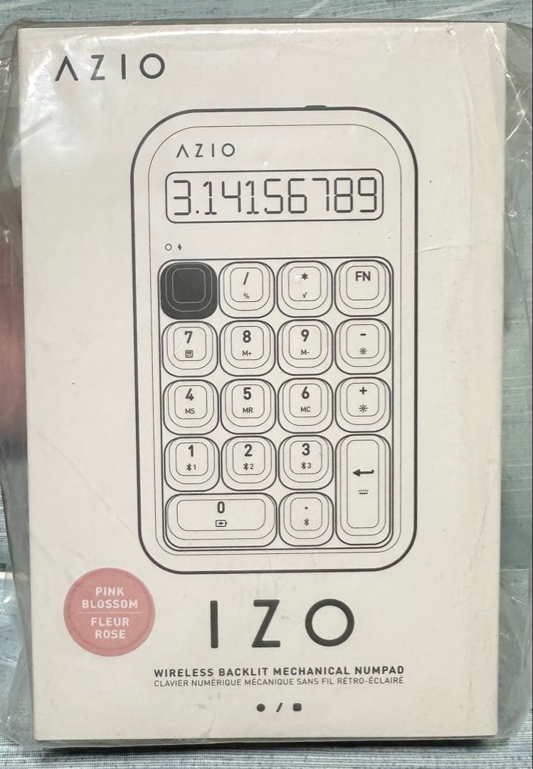 入手困難　AZIO Pink Blossom テンキー　電卓　ピンク　新品