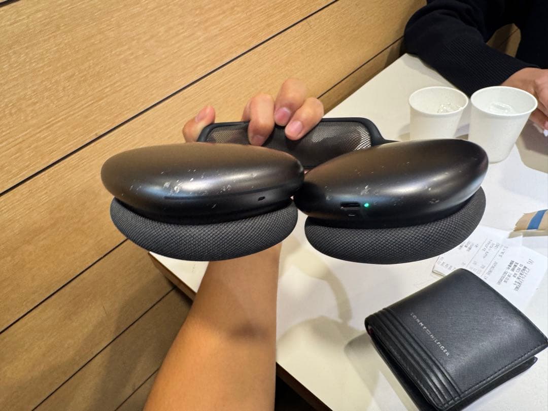 【完品】airpods maxグレー メッシュ