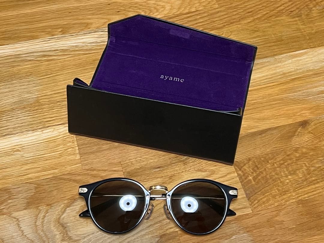 【ayame】 GENERAL ジェネラル サングラス ブラック 黒