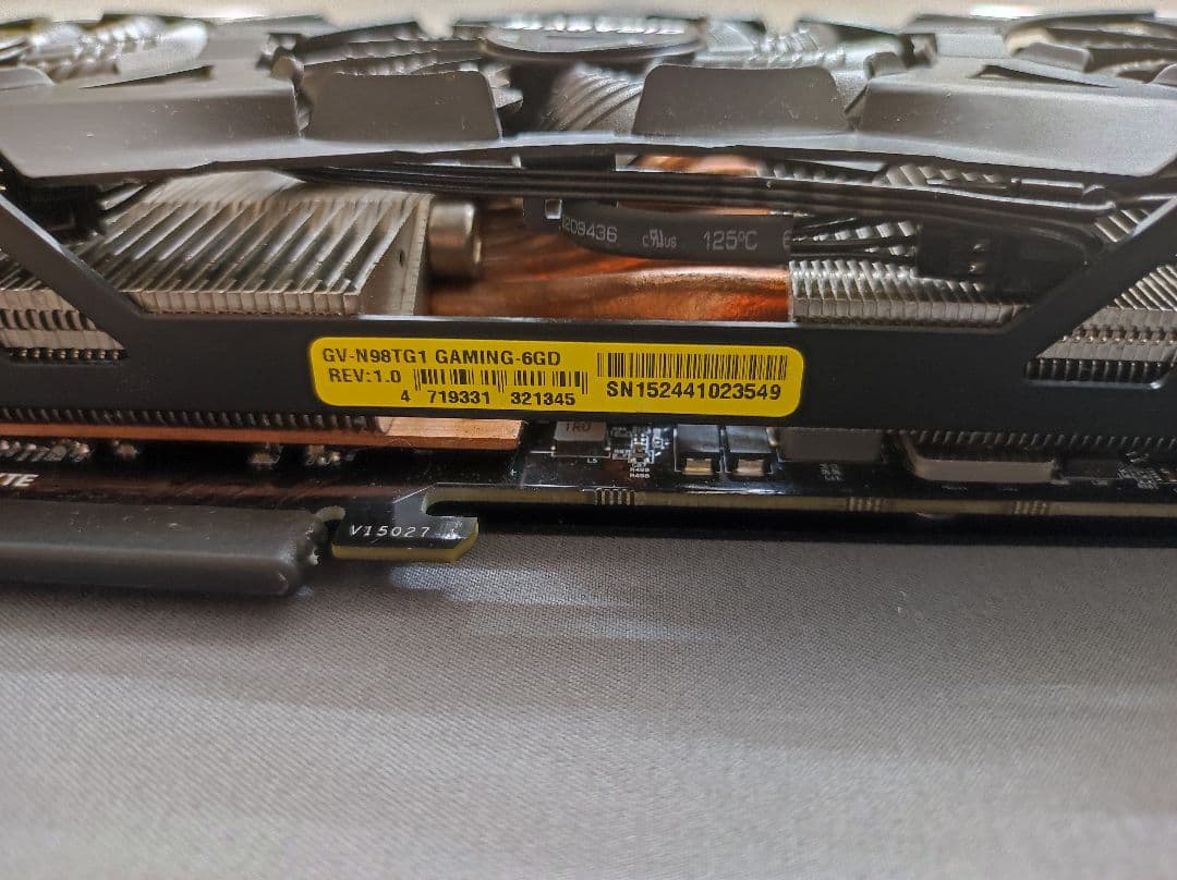 Geforce GTX980Ti搭載GV-N98TG1 GAMING-6GD