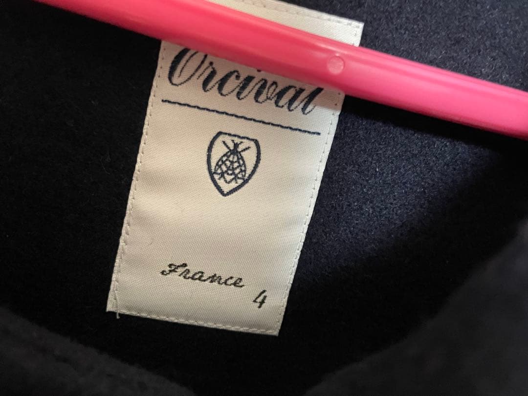 【Orcival／オーシバル】ダッフルコート ネイビー　4