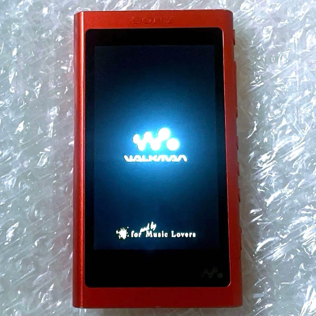 SONY WALKMAN NW-A55 レッド 本体 充電ケーブル付